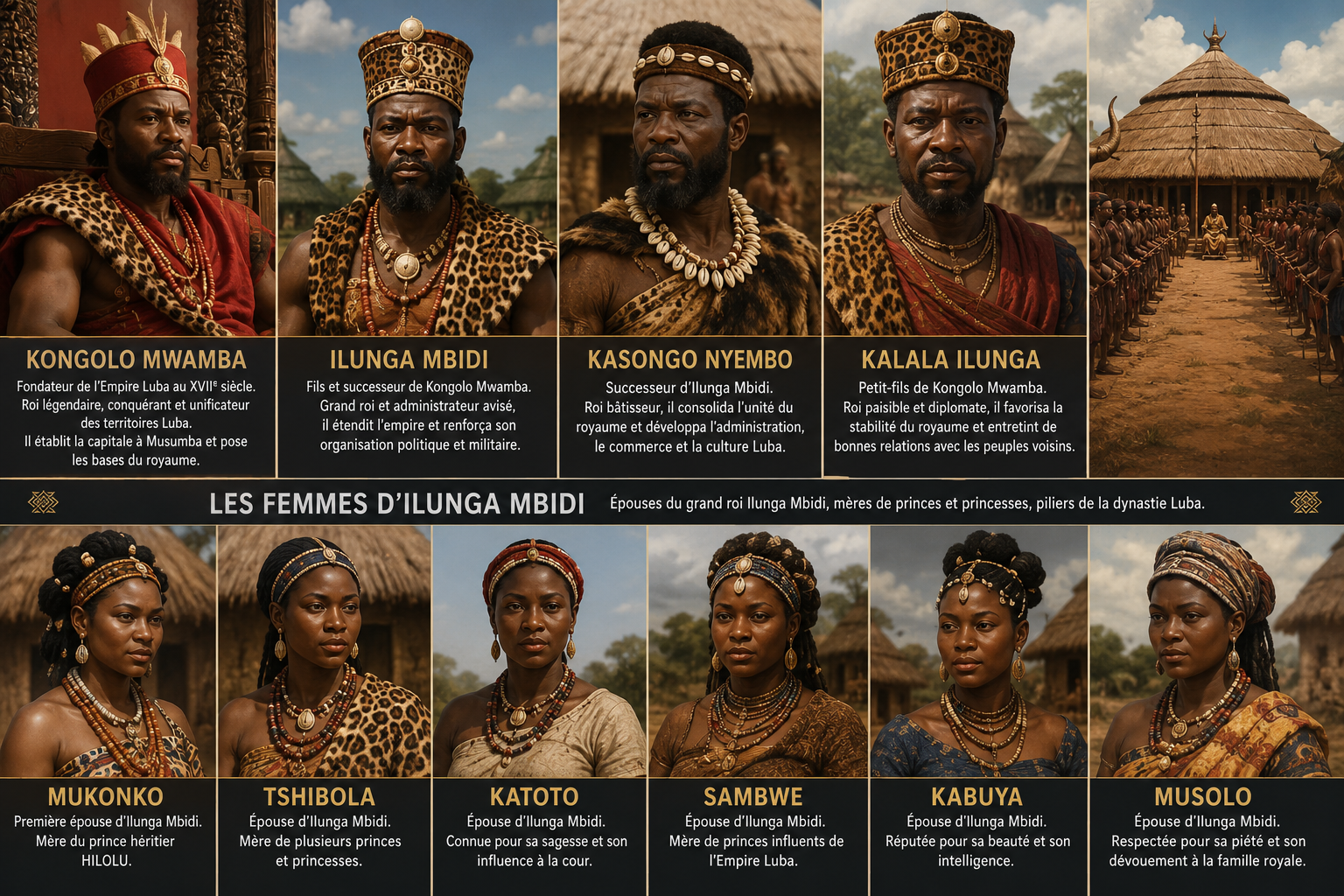 Famille royale Luba