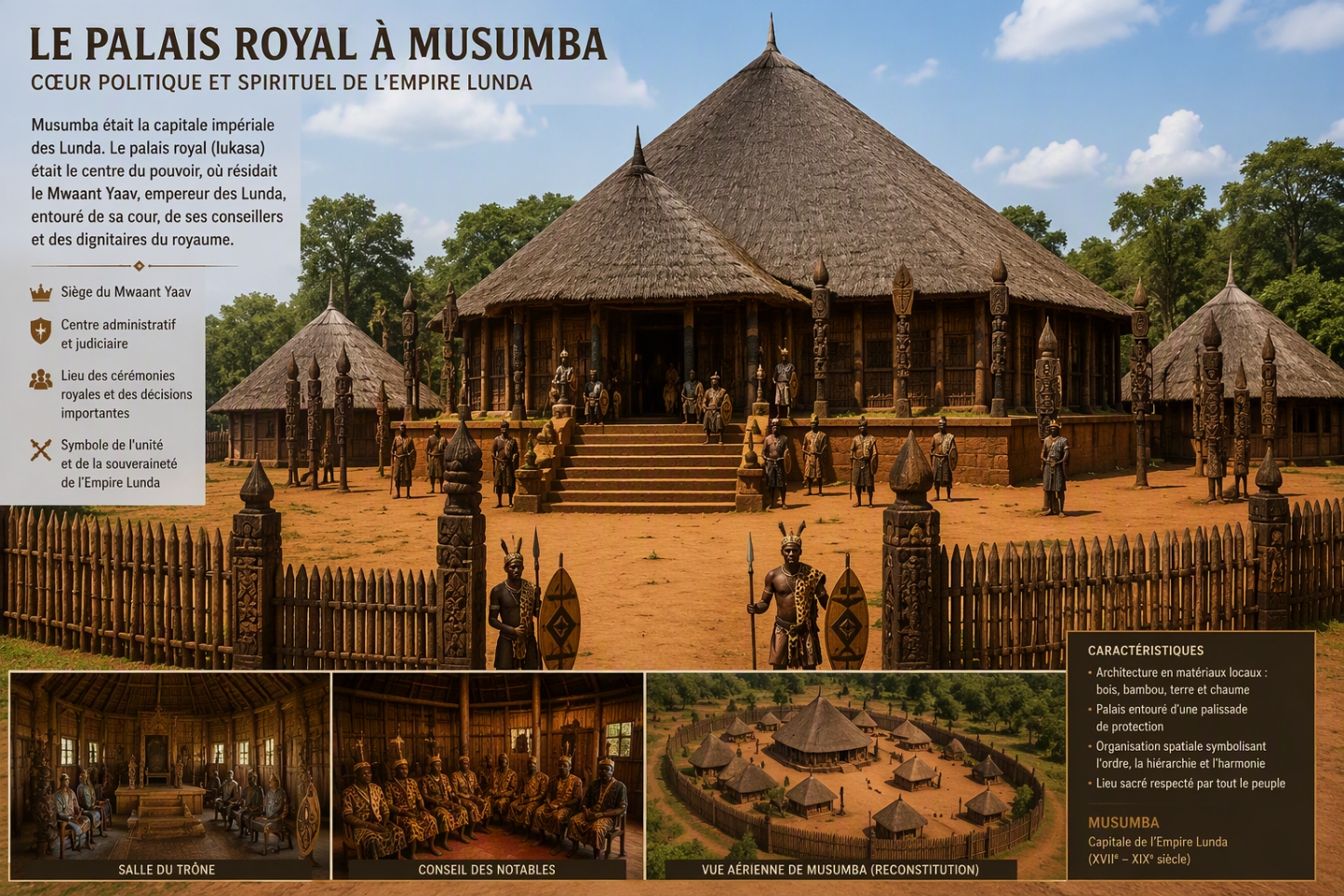 Palais royal à Musumba