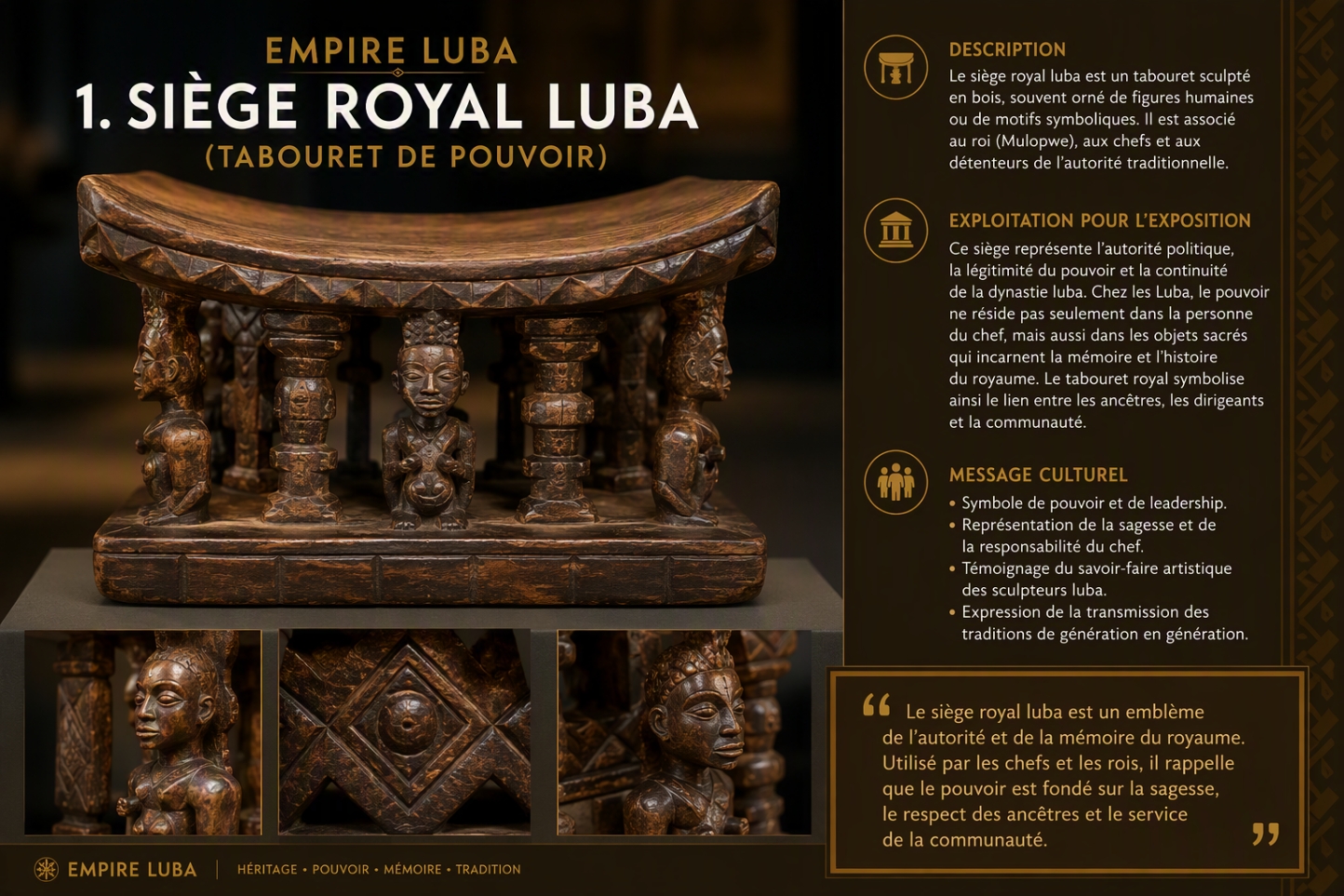 Siège royal Luba